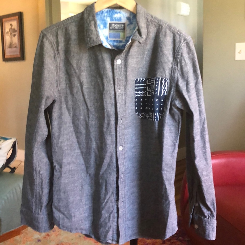 Men’s Modern Amusement Button Down